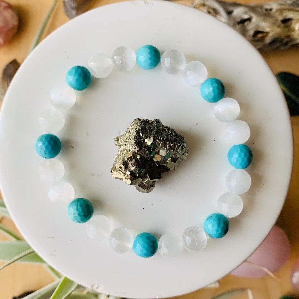 Moon Child Healing Crystal Energy Bracelet
